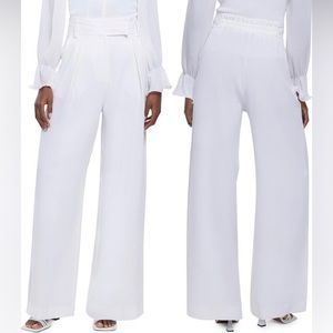 River Island Pleated Wide Leg Trousers